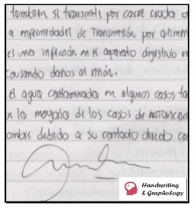 Handwriting Analysis Signature: Differences Between Signature and Text 