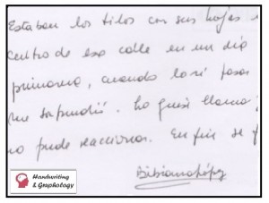 Handwriting Analysis Signature: Comparisons between Siganture and Text