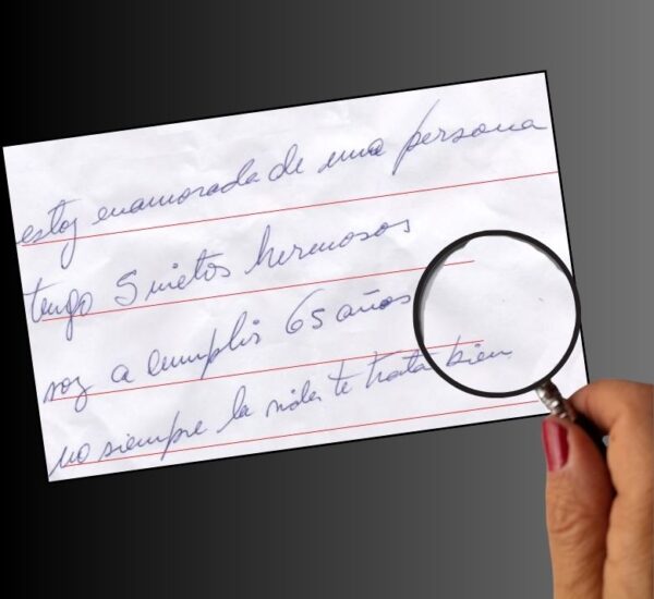 Graphology Direction of lines
