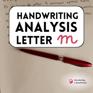 Handwriting Analysis letter m and interpersonal relationship